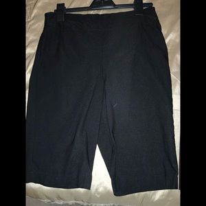 Chico’s Black Bermuda Shorts